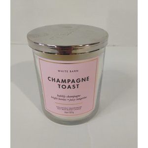 Bath & Body Works Single Wick Candle Jar 8 oz Champage Toast  New